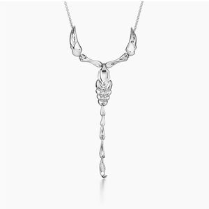 ISO Tiffany & Co Elsa Peretti scorpion necklace sterling silver 18k